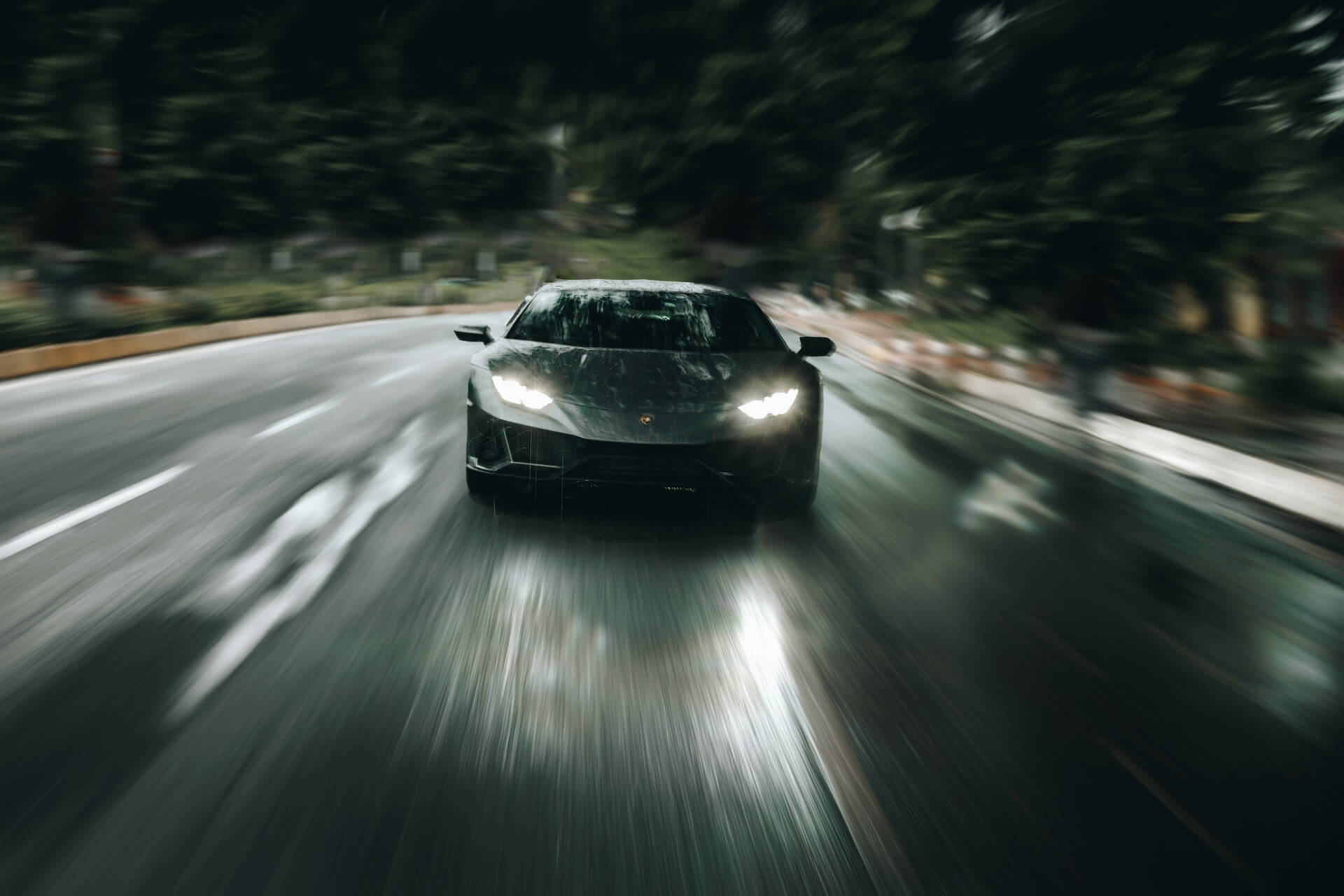 Black Lamborghini